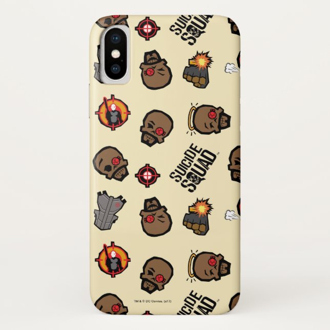 Coques Case-Mate iPhone Équipe de suicide | Motif Emoji (Dos)