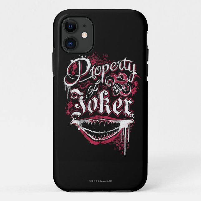 Coques Case-Mate iPhone Équipe de suicide | Propriété de Joker (Dos)