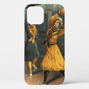 Coque iPhone 12 Équipe féminine de basket-ball lors d'un match de