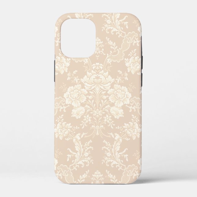 Coques Case-Mate iPhone Équipe romaine de Floral Damask (Verso)