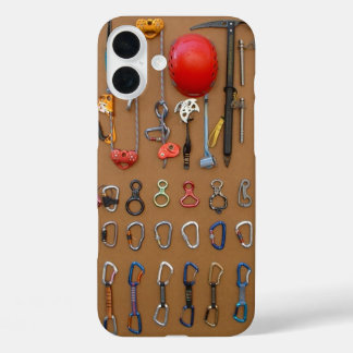 Coques iPhone 16 Plus Équipement de grimpeur — Équipement d'Escalade de