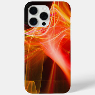 COQUE iPhone 15 PRO MAX ÉQUIPES FRACTALES EN ORANGE JAUNE ROUGE