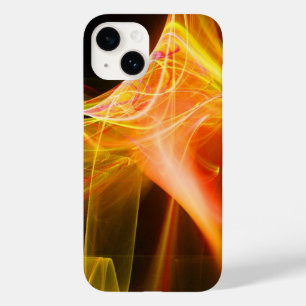COQUE Case-Mate iPhone ÉQUIPES FRACTALES EN ORANGE JAUNE ROUGE