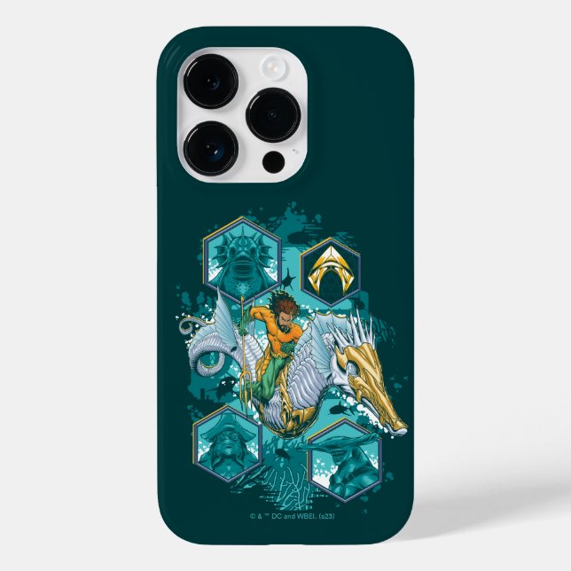 Coques Case-Mate iPhone Équitation Aquaman À Cheval Dans Les Royaumes (Verso)