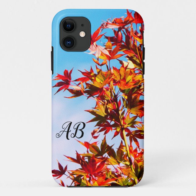 Coques Case-Mate iPhone Érable (texte personnalisable) (Dos)