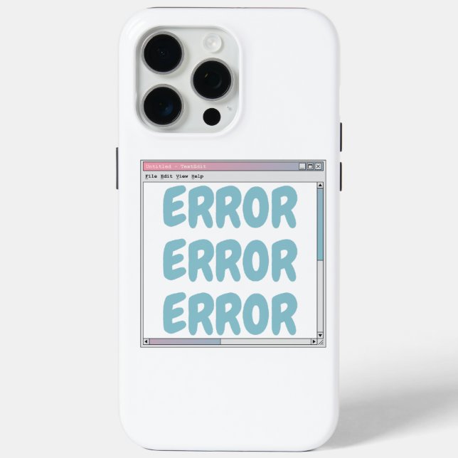 Coques Case-Mate iPhone erreur (Verso)