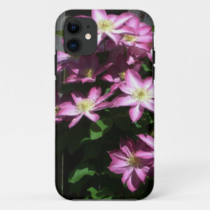 Coques Pour iPhone Escalade Clematis Fleurs de printemps violettes