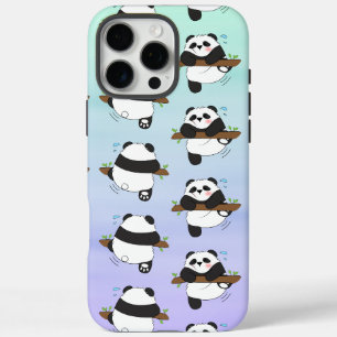 Coque iPhone 16 Pro Max Escalade Panda double face arrière