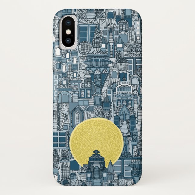 Coques Case-Mate iPhone espace ville soleil (Dos)