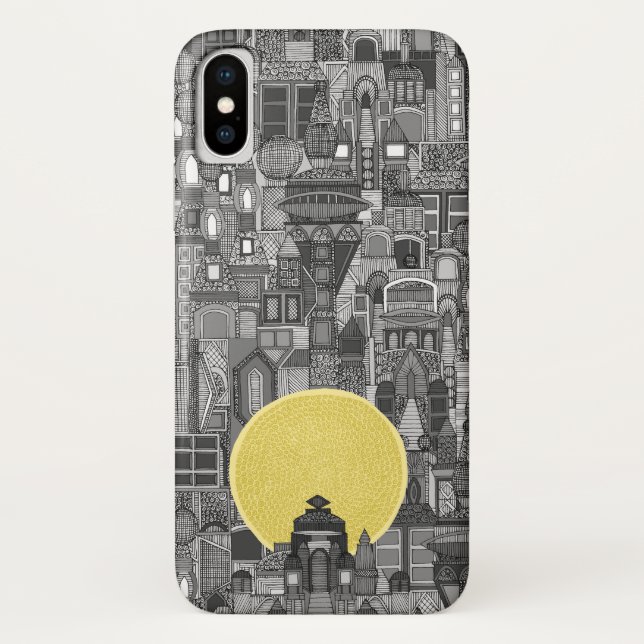 Coques Case-Mate iPhone espace ville sun bw (Dos)