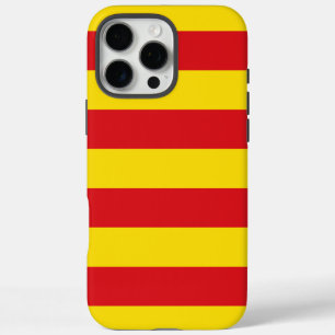 Coque iPhone 16 Pro Max Espagne : La Senyera Drapeau de Catalogne