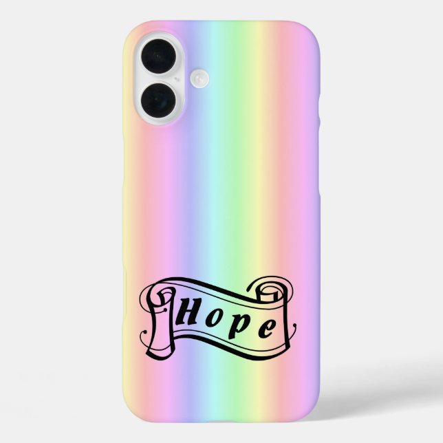 Coques Case-Mate iPhone Espoir défiler sur arc-en-ciel (Verso)