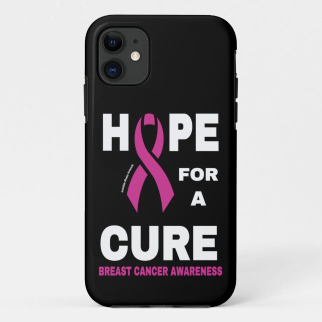 Coques Case-Mate iPhone Espoir d'une guérison...Cancer du sein (Dos)