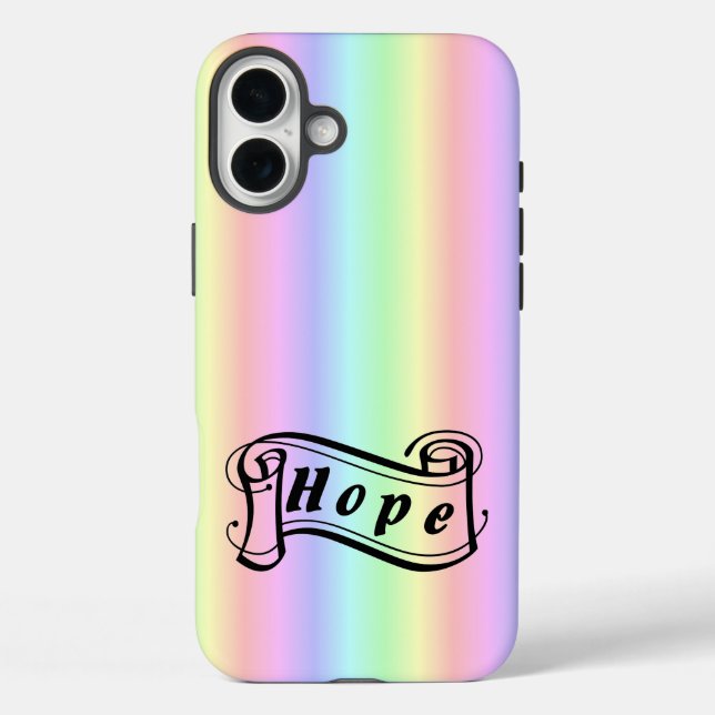 Coques Case-Mate iPhone Espoir sur arc-en-ciel (Verso)