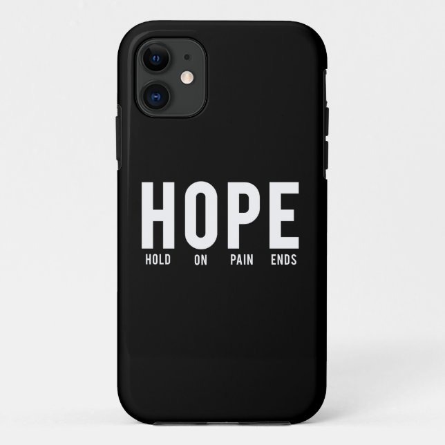 Coques Case-Mate iPhone Espoir...Tenir À La Fin De La Douleur (Dos)