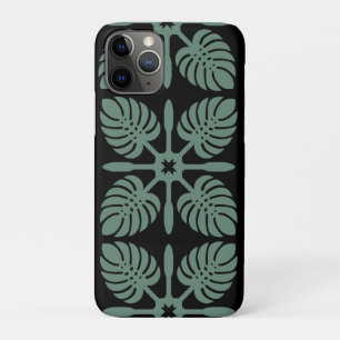 Case-Mate iPhone Case Esprit Aloha Broderie Hawaïenne - Monstera & Pagai