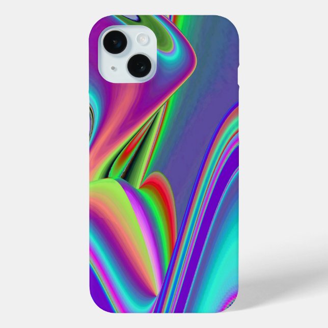 Coques Case-Mate iPhone Esprit de Brise d'Été, Abstrait 3D Rainbowart (Verso)