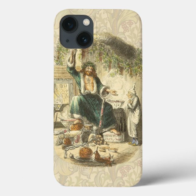 Coques Case-Mate iPhone Esprit de Noël présent et Ebenezer Scrooge (Verso)