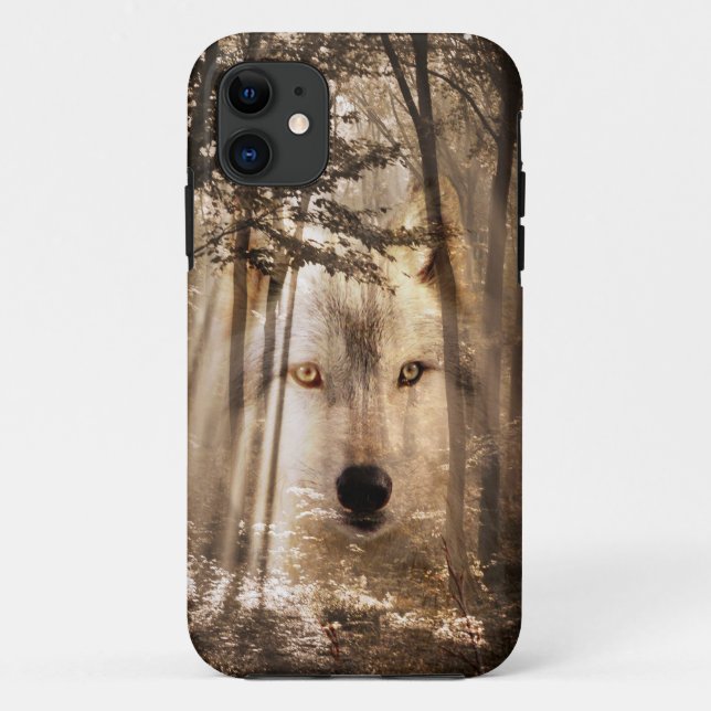 Coques Case-Mate iPhone Esprit de visage de loup (Dos)