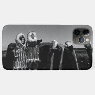 Case-Mate iPhone Case Esquimau vêtu de fourrure d'Alaska vintage igloo d