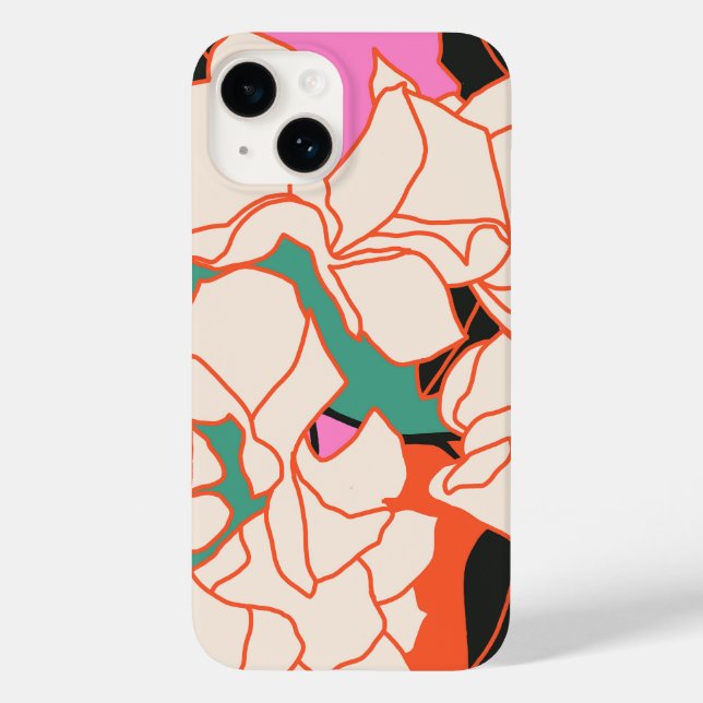 Coques Case-Mate iPhone Essence de bougainvilliers roses (Verso)