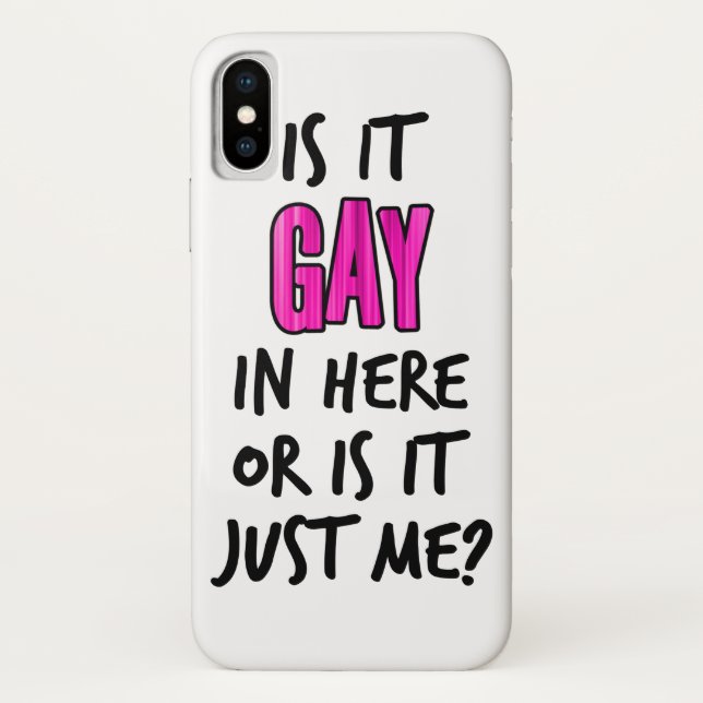 Coques Case-Mate iPhone Est-Ce Gay Ici ? (Dos)