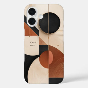 Coque Pour iPhone 16 Esthétique géométrique neutre de luxe