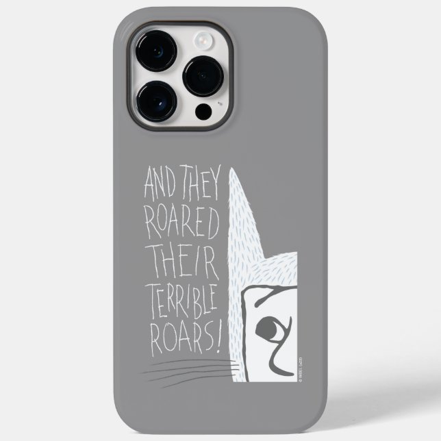 Coques Case-Mate iPhone Et ils rugirent de terribles rugissements! (Verso)