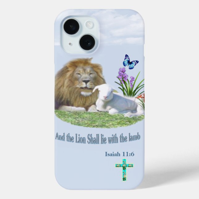 Coques Case-Mate iPhone Et le Lion couchera avec l'Agneau (Verso)
