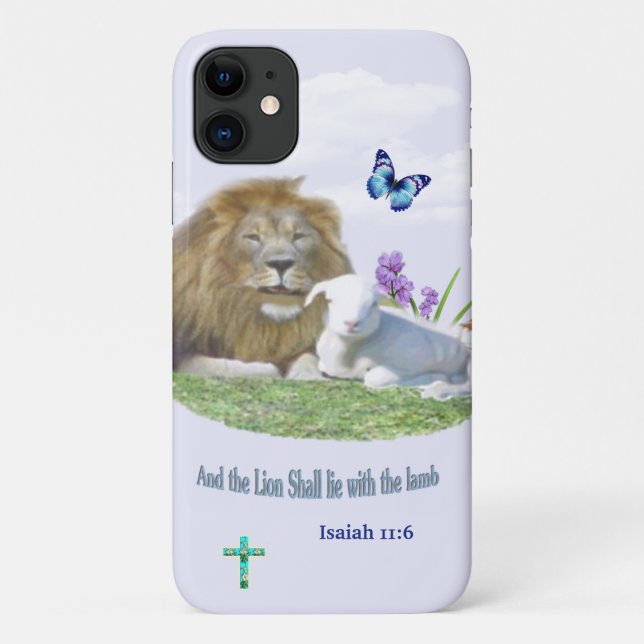 Coques Case-Mate iPhone Et le Lion couchera avec l'Agneau (Dos)