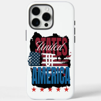Coque iPhone 16 Pro Max étagère de téléphone du drapeau américain