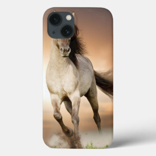 Coque Case-Mate iPhone Étalon sauvage fonctionnant dans le coucher du