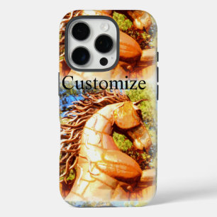 Coque iPhone 16 Pro étalons mustangs