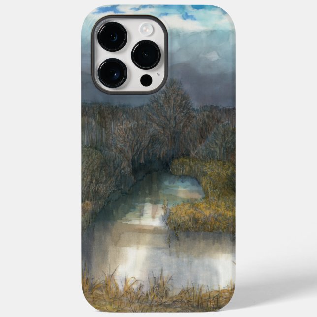 Coques Case-Mate iPhone étang d'automne (Verso)