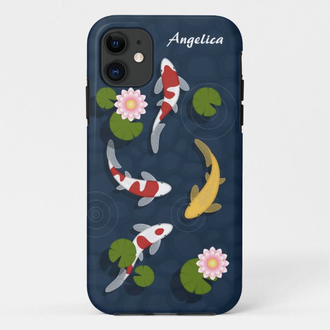 Coques Case-Mate iPhone Étang japonais de poissons Koi (Dos)