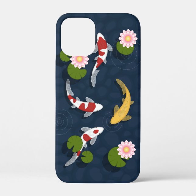 Coques Case-Mate iPhone Étang japonais de poissons Koi (Verso)