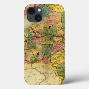 Etui iPhone 13 État de New York par des bavures de CAD