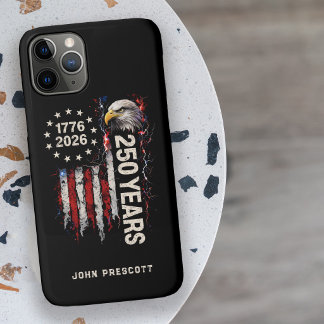 Case-Mate iPhone Case États-Unis 250 Ans Patriotique 2026 Drapeau de la