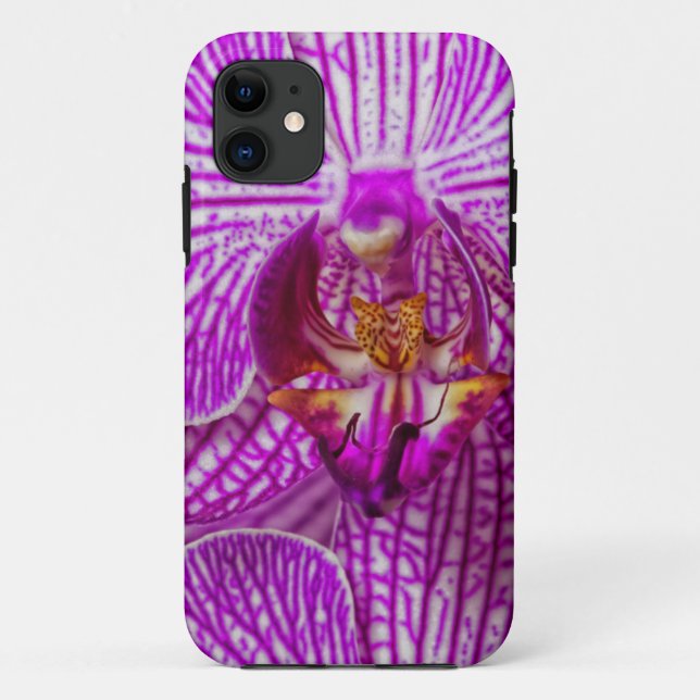 Coques Case-Mate iPhone États-Unis, Géorgie, Savannah, Gros plan d'orchidé (Dos)