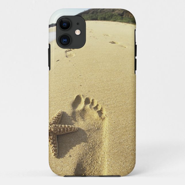 Coques Case-Mate iPhone États-Unis, Hawaï, Maui, Makena Beach, Empreinte e (Dos)