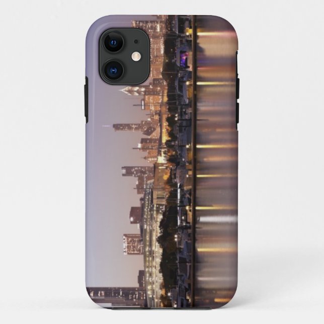 Coques Case-Mate iPhone États-Unis, Illinois, ciel de Chicago à la tombée  (Dos)