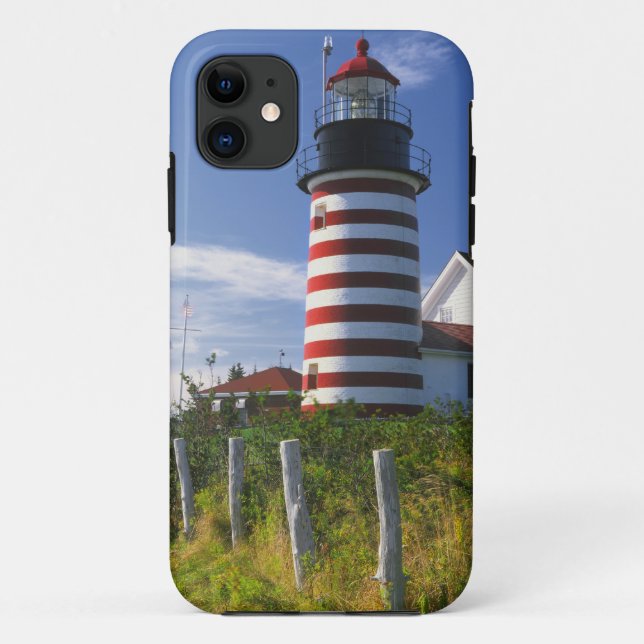 Coques Case-Mate iPhone États-Unis, Maine, Lubec. Phare de West Quoddy Hea (Dos)