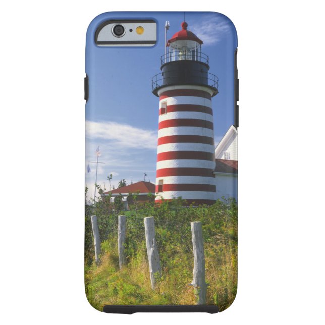 Coques Case-Mate iPhone États-Unis, Maine, Lubec. Phare de West Quoddy Hea (Dos)