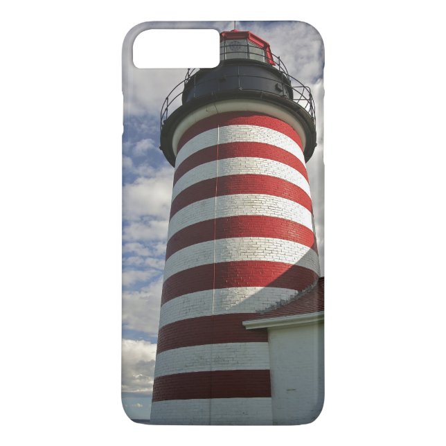 Coques Case-Mate iPhone États-Unis, Maine, Lubec. Phare de West Quoddy Hea (Dos)