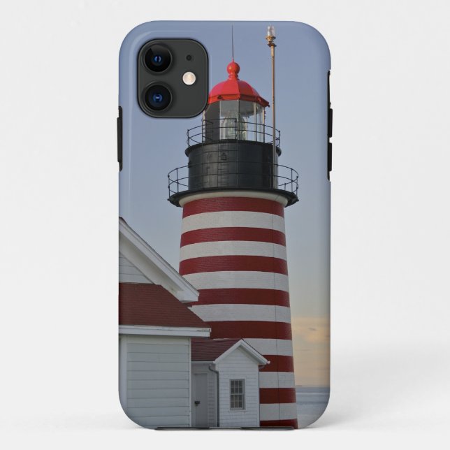 Coques Case-Mate iPhone États-Unis, Maine, Lubec. Phare de West Quoddy Hea (Dos)
