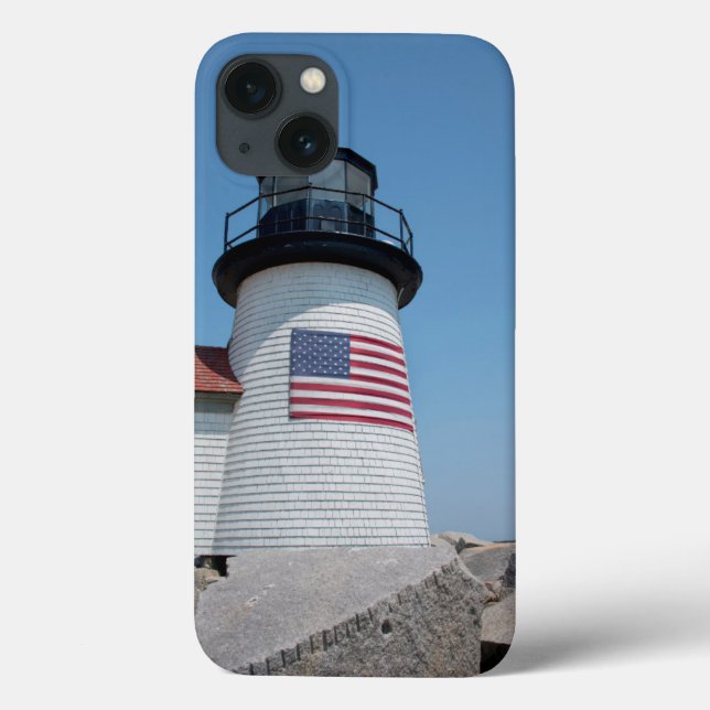 Coques Case-Mate iPhone États-Unis, Massachusetts, Nantucket. Brant Point (Verso)