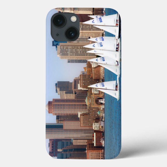 Coques Case-Mate iPhone États-Unis, Massachusetts. Skyline 4 de Boston Wat (Verso)