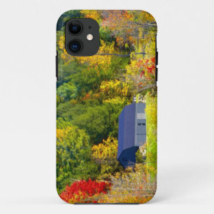 Coque Case-Mate Pour iPhone États-Unis, Vermont. Feuillage d'automne le long d