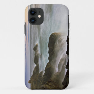 Coque iPhone 11 États-Unis, Washington, îles San Juan. Vagues s'éc