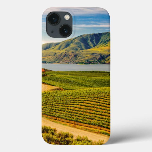 Coques Case-Mate iPhone États-Unis, Washington, Lac Chelan. Les vignobles  (Verso)